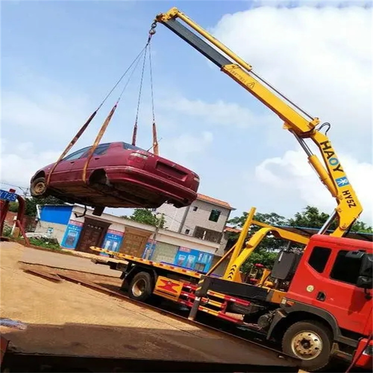 黄骅吊车救援小汽车怎么吊